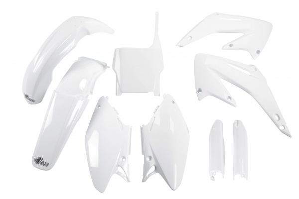 Full Plastic Kit white for Honda CR 125 R 2T (2005-07) - CR 250 R 2T (2005-07)
